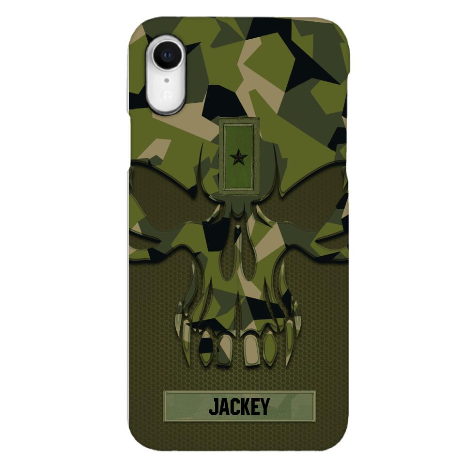Personalized Swedish Solider Camo Phone Case Printed 22MAY-DT09