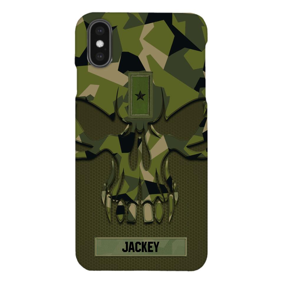Personalized Swedish Solider Camo Phone Case Printed 22MAY-DT09