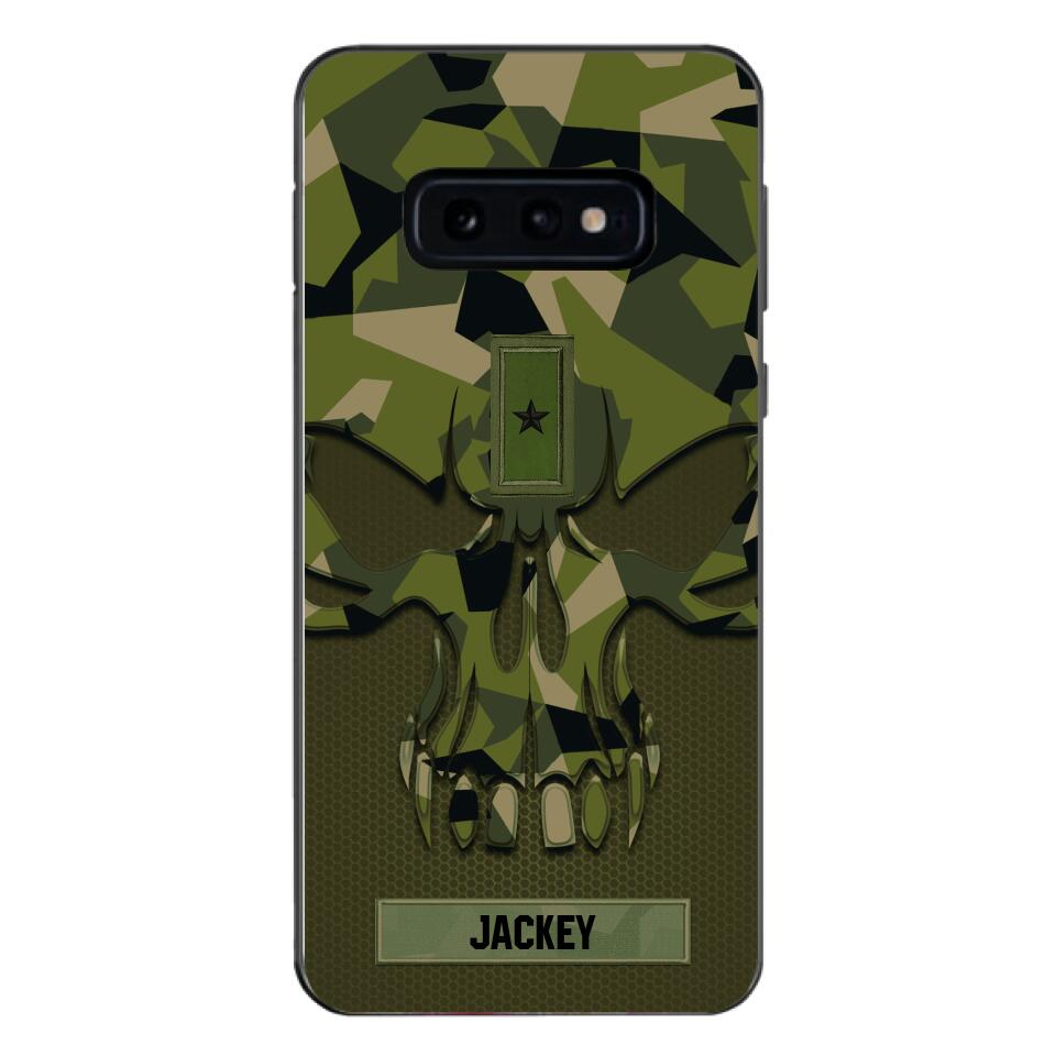 Personalized Swedish Solider Camo Phone Case Printed 22MAY-DT09