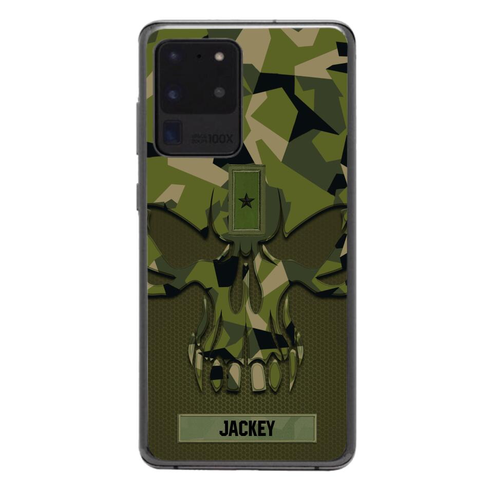 Personalized Swedish Solider Camo Phone Case Printed 22MAY-DT09