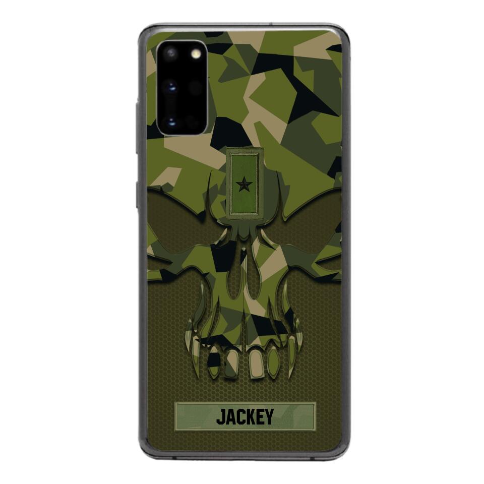 Personalized Swedish Solider Camo Phone Case Printed 22MAY-DT09