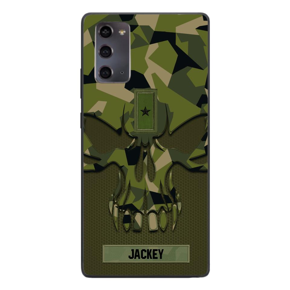 Personalized Swedish Solider Camo Phone Case Printed 22MAY-DT09
