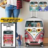 DH Personalized Dog Lover Luggage Cover Printed DT095