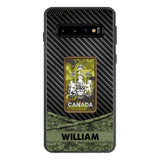 Personalized Canadian Soldier Phone Case Camo Printed 22MAY-HC09