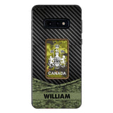 Personalized Canadian Soldier Phone Case Camo Printed 22MAY-HC09