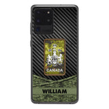Personalized Canadian Soldier Phone Case Camo Printed 22MAY-HC09