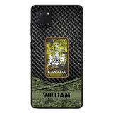 Personalized Canadian Soldier Phone Case Camo Printed 22MAY-HC09