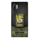 Personalized Canadian Soldier Phone Case Camo Printed 22MAY-HC09