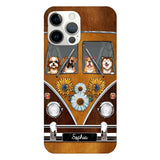 Personalized Dog Sunflower Phone Case Printed 22MAY-DT09