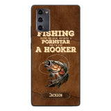 PERSONALIZED FISHING SAVED ME FROM BECOMING A PORNSTAR NOW I'M JUST A HOOKER PHONECASE QTDT1005