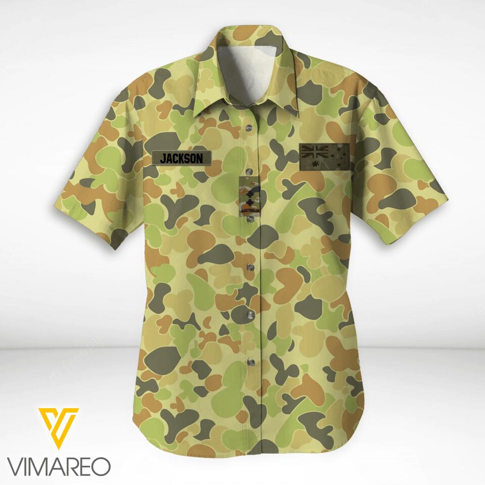 Personalized Australian Soldier Camo Printed 22MAY-DT10