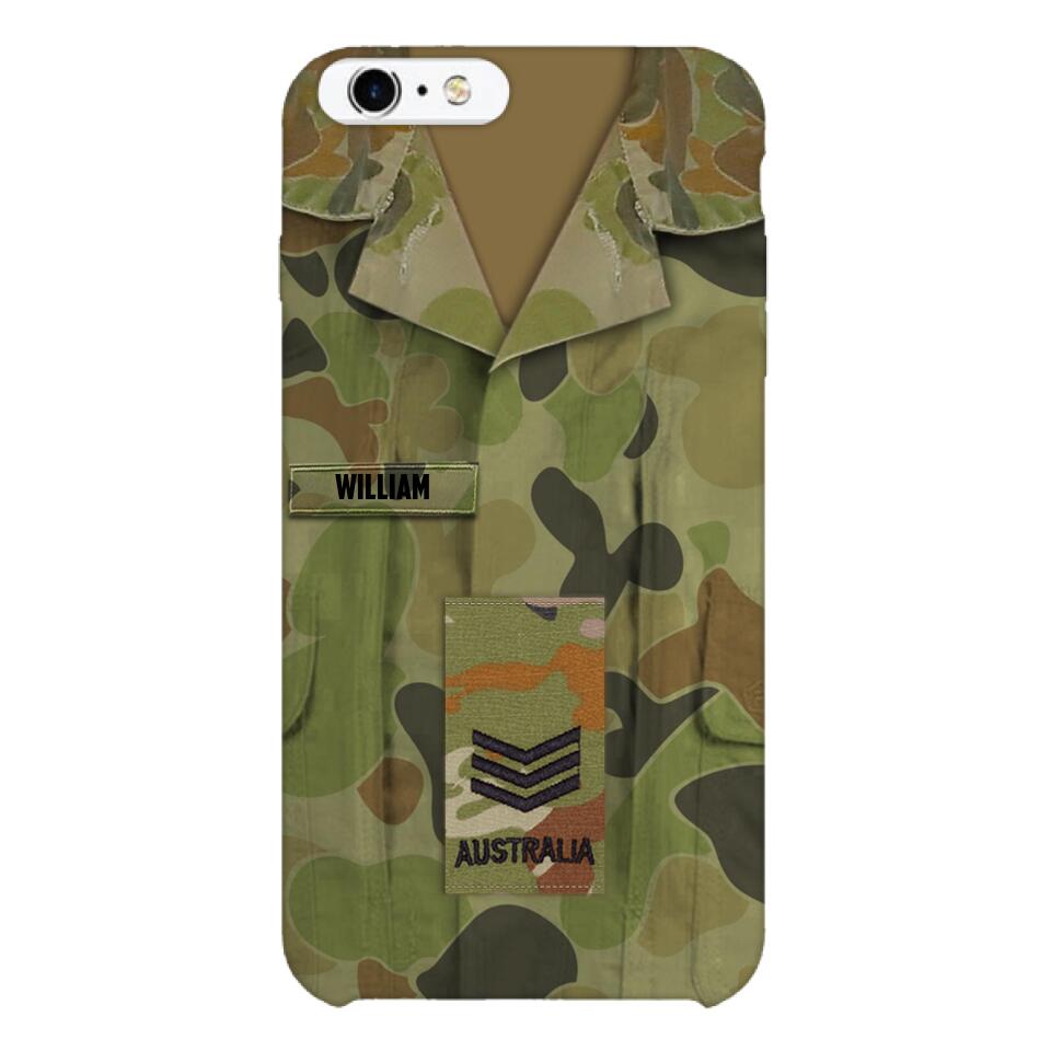 Personalized Australian Soldier Camo Printed 22MAY-DT10