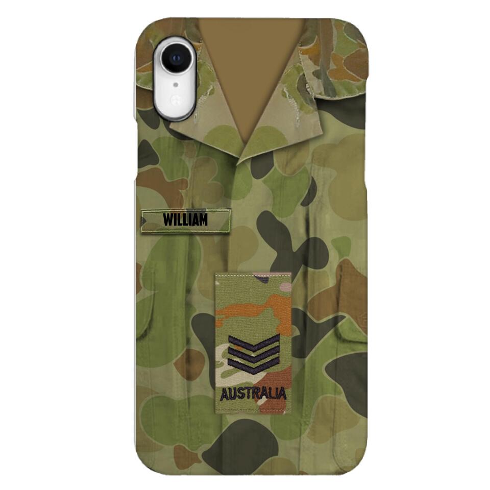 Personalized Australian Soldier Camo Printed 22MAY-DT10