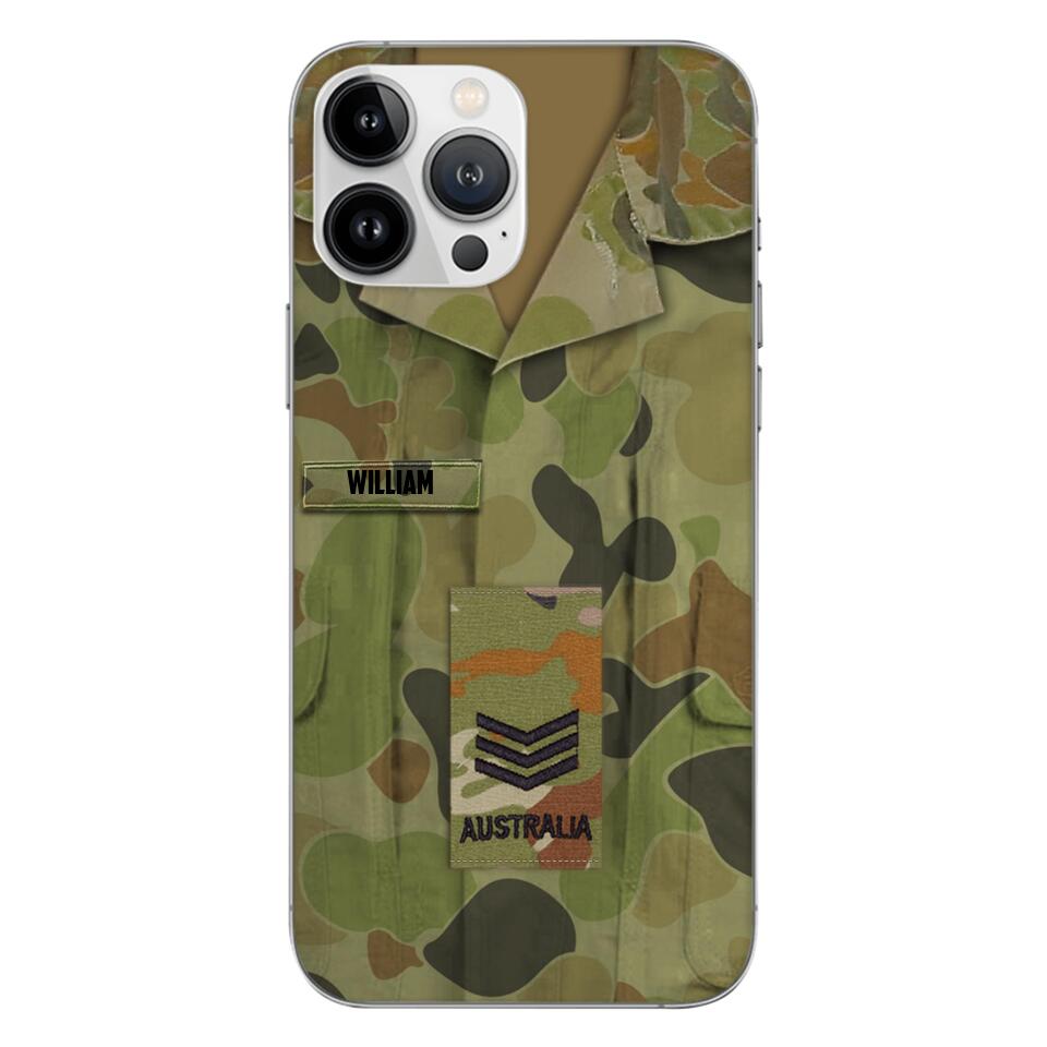 Personalized Australian Soldier Camo Printed 22MAY-DT10