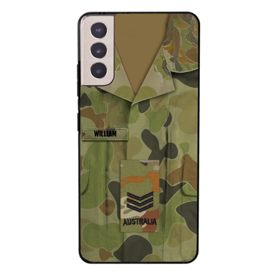 Personalized Australian Soldier Camo Printed 22MAY-DT10