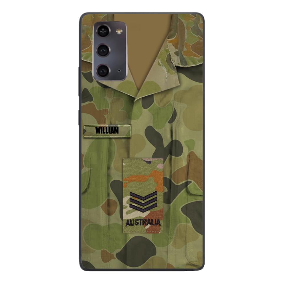 Personalized Australian Soldier Camo Printed 22MAY-DT10