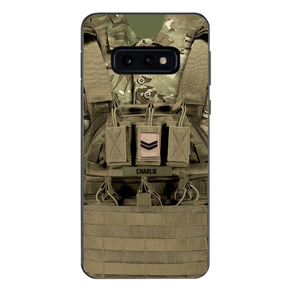 Personalized British Soldier Printed 22MAY-DT10