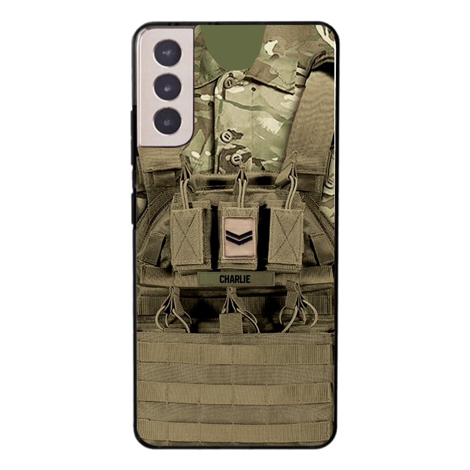 Personalized British Soldier Printed 22MAY-DT10