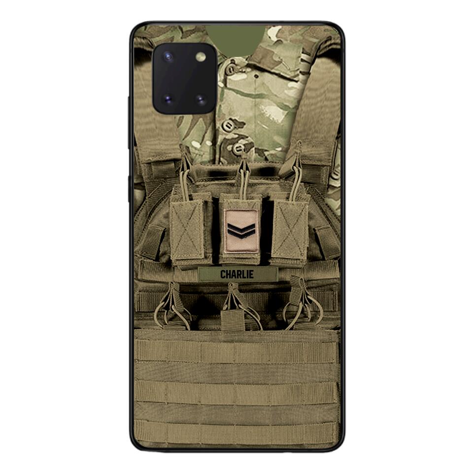 Personalized British Soldier Printed 22MAY-DT10