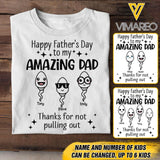 Personalized Father's Day Tshirt Printed 22MAY-DT11