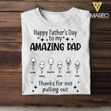 Personalized Father's Day Tshirt Printed 22MAY-DT11