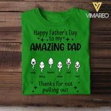 Personalized Father's Day Tshirt Printed 22MAY-DT11