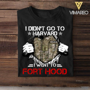 Personalized U.S Military Tshirt Printed 22MAY-DT11
