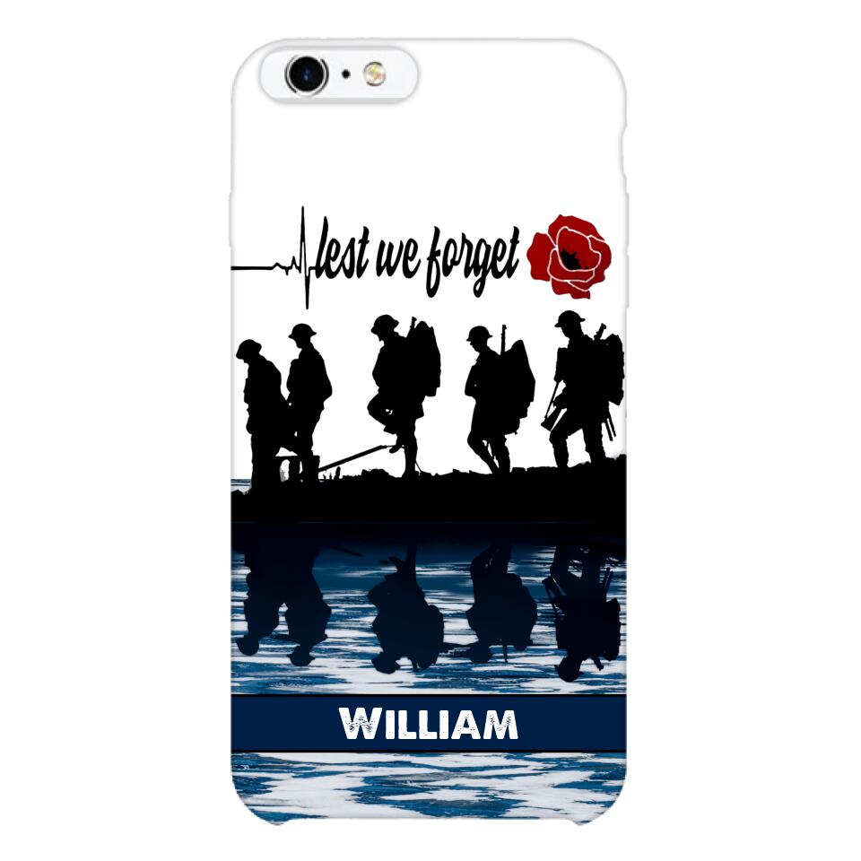 Personalized British Veterans Phone Case Printed 22MAY-LN11
