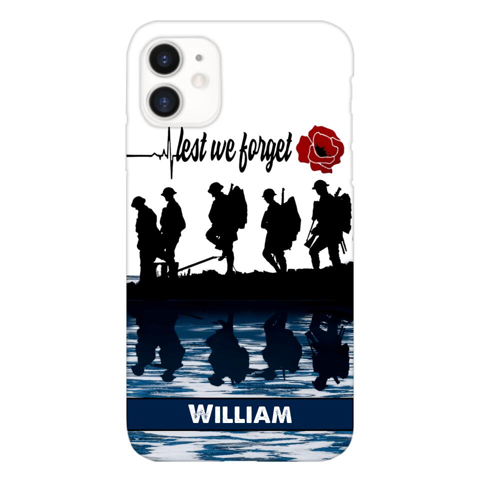 Personalized British Veterans Phone Case Printed 22MAY-LN11