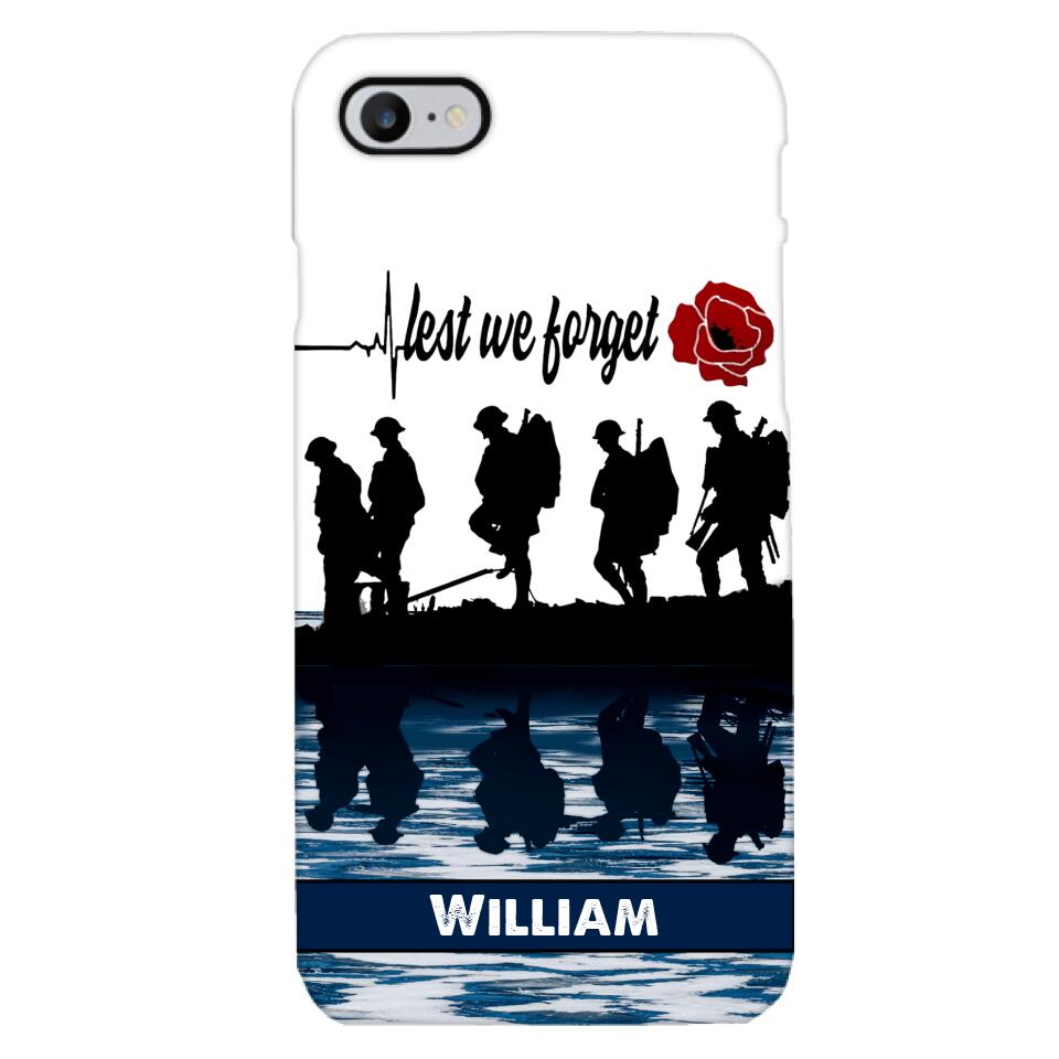 Personalized British Veterans Phone Case Printed 22MAY-LN11