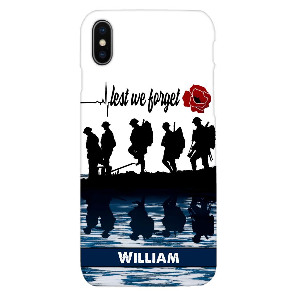 Personalized British Veterans Phone Case Printed 22MAY-LN11