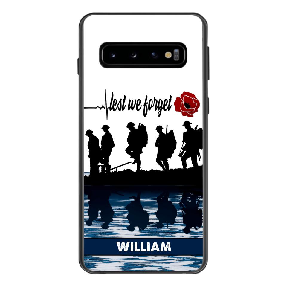 Personalized British Veterans Phone Case Printed 22MAY-LN11