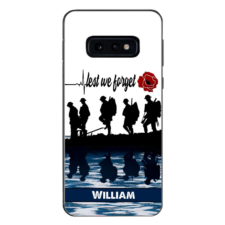 Personalized British Veterans Phone Case Printed 22MAY-LN11