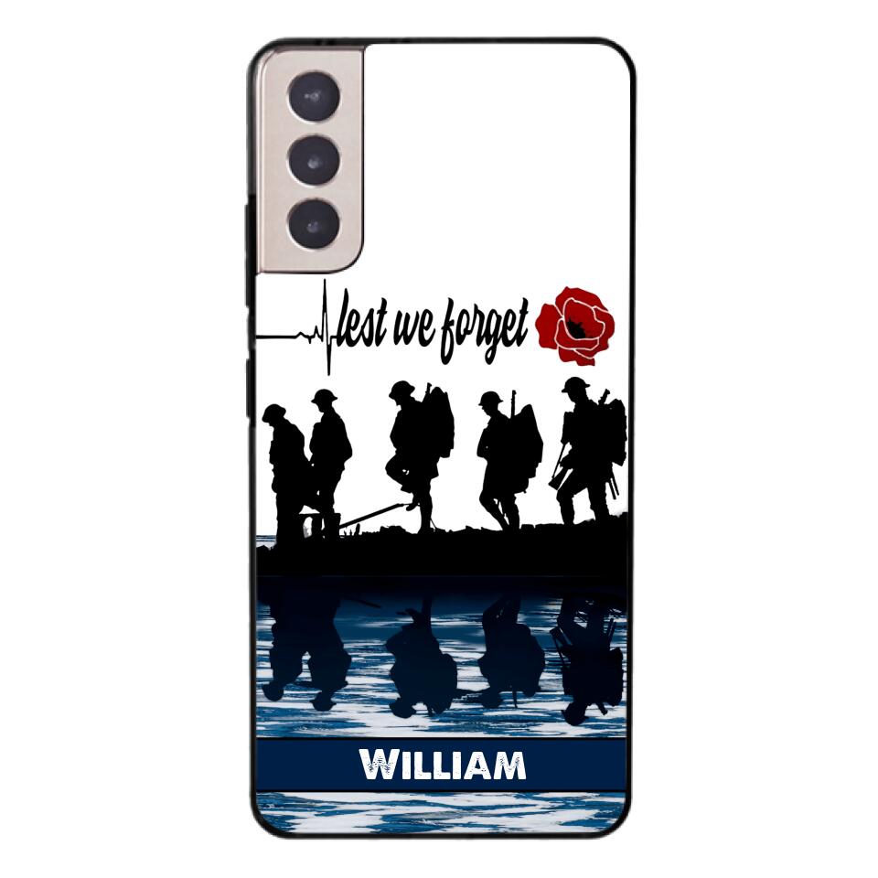 Personalized British Veterans Phone Case Printed 22MAY-LN11