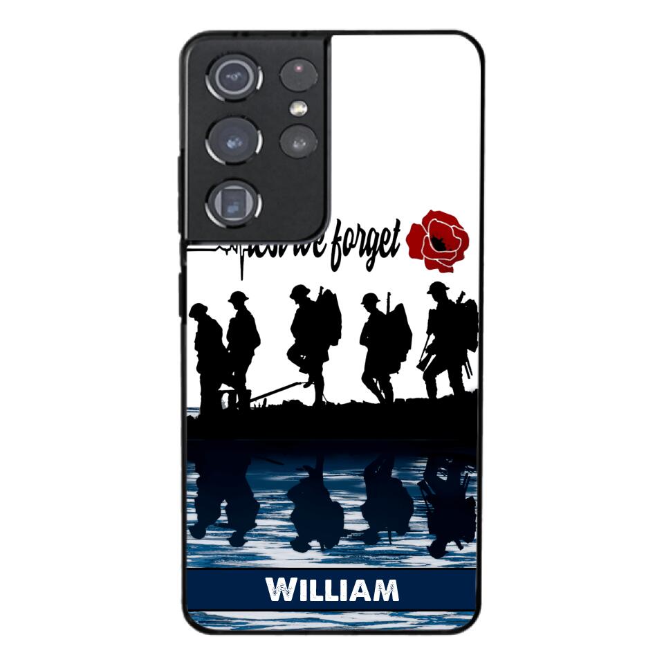 Personalized British Veterans Phone Case Printed 22MAY-LN11