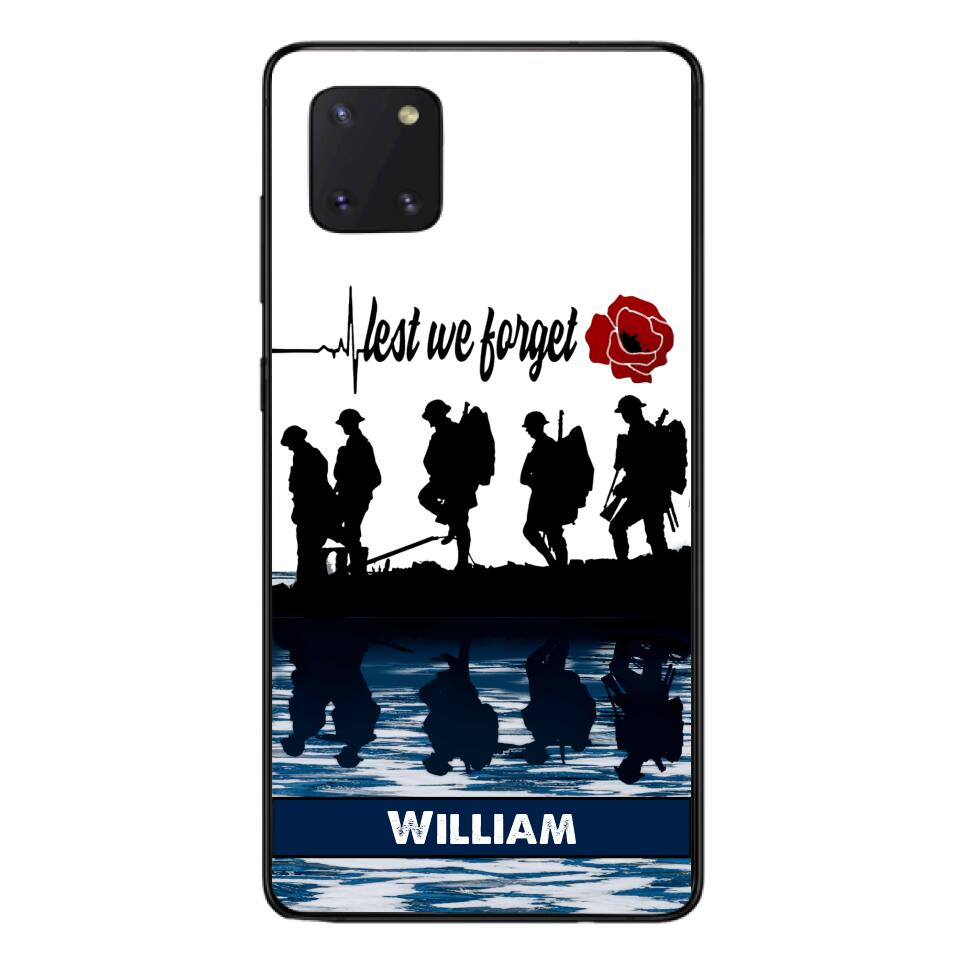 Personalized British Veterans Phone Case Printed 22MAY-LN11