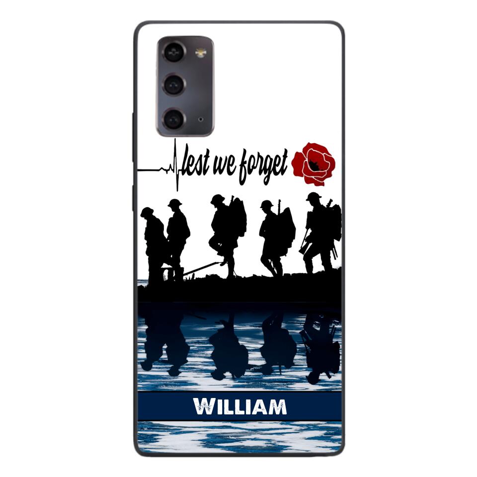 Personalized British Veterans Phone Case Printed 22MAY-LN11