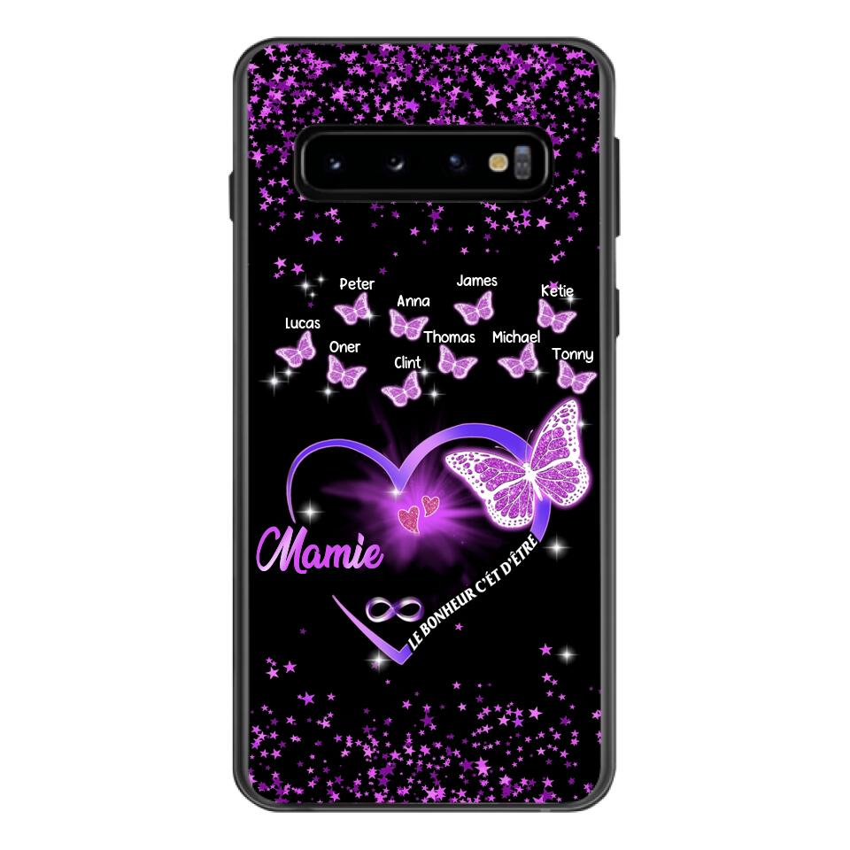 Coque de téléphone Mamie Enfant personnalisée imprimée 22MAY-DT12