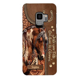 Coque de téléphone personnalisée Amoureux des chevaux imprimée 22MAY-HQ12