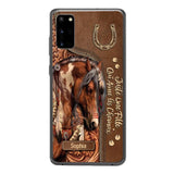 Coque de téléphone personnalisée Amoureux des chevaux imprimée 22MAY-HQ12