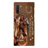 Coque de téléphone personnalisée Amoureux des chevaux imprimée 22MAY-HQ12