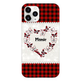 Coque de téléphone Mamie Enfant personnalisée imprimée 22MAY-HC12