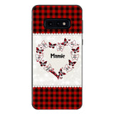 Coque de téléphone Mamie Enfant personnalisée imprimée 22MAY-HC12