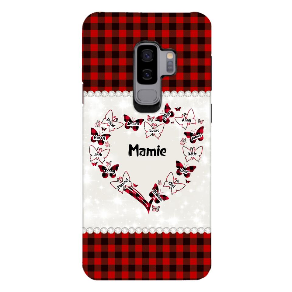 Coque de téléphone Mamie Enfant personnalisée imprimée 22MAY-HC12