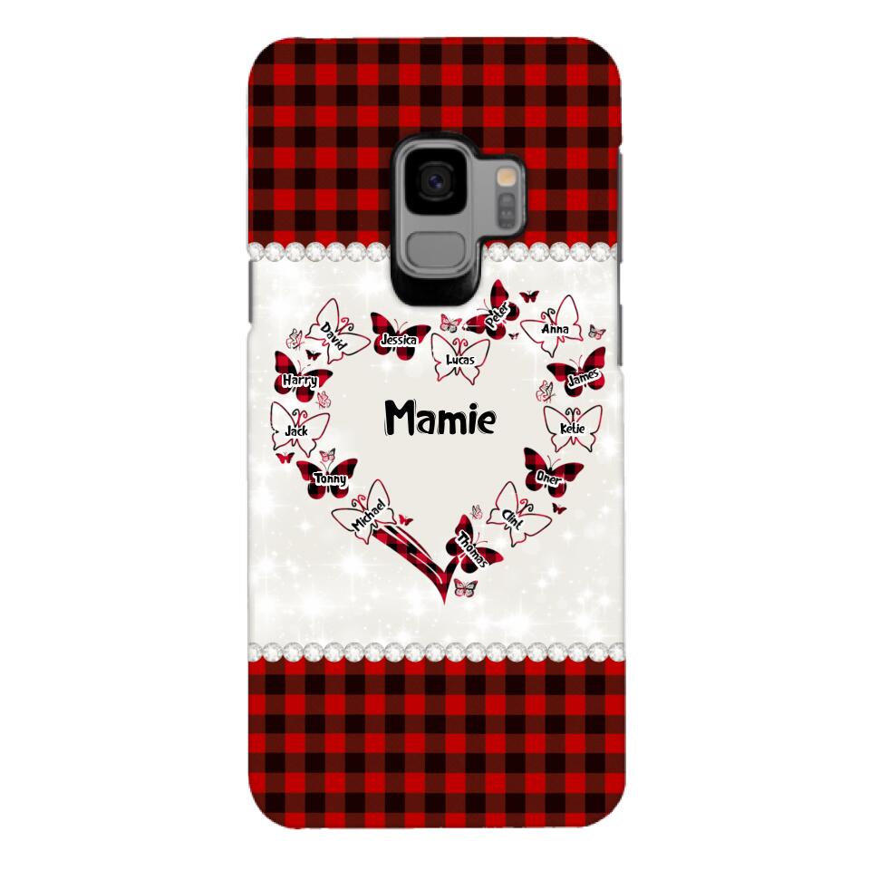 Coque de téléphone Mamie Enfant personnalisée imprimée 22MAY-HC12