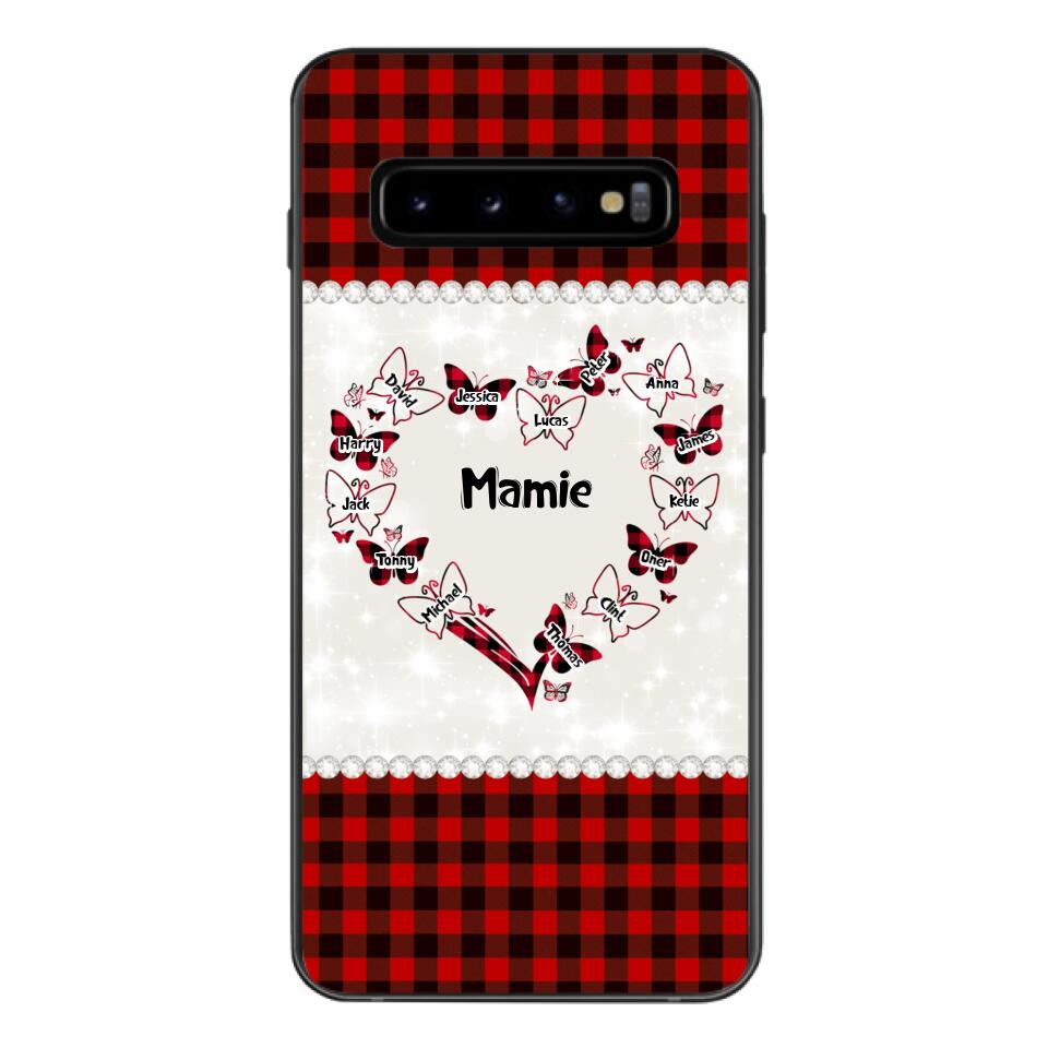 Coque de téléphone Mamie Enfant personnalisée imprimée 22MAY-HC12