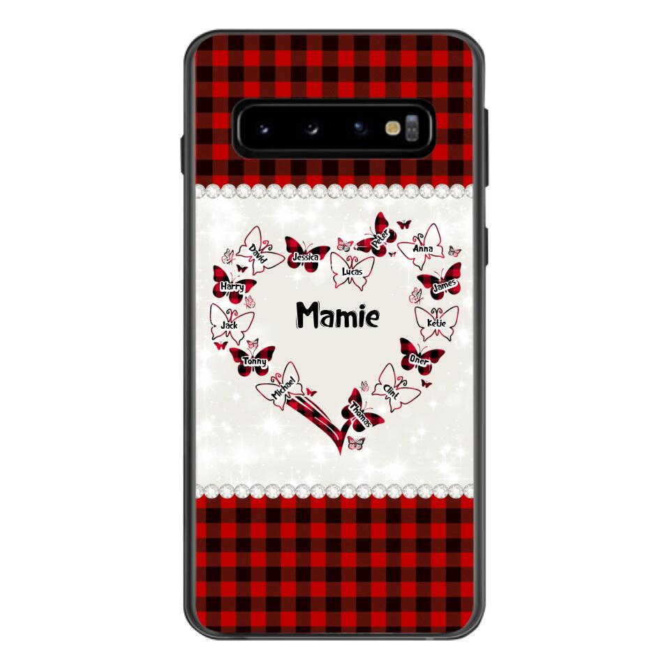 Coque de téléphone Mamie Enfant personnalisée imprimée 22MAY-HC12