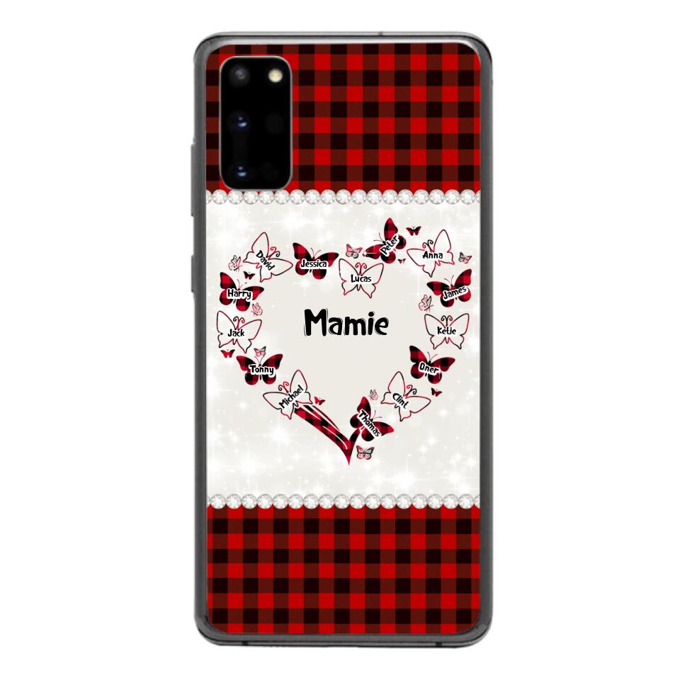 Coque de téléphone Mamie Enfant personnalisée imprimée 22MAY-HC12