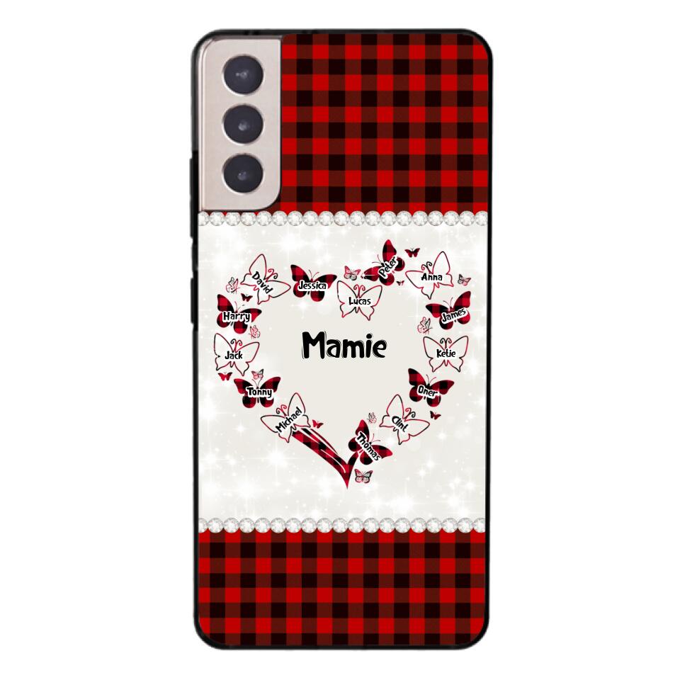 Coque de téléphone Mamie Enfant personnalisée imprimée 22MAY-HC12