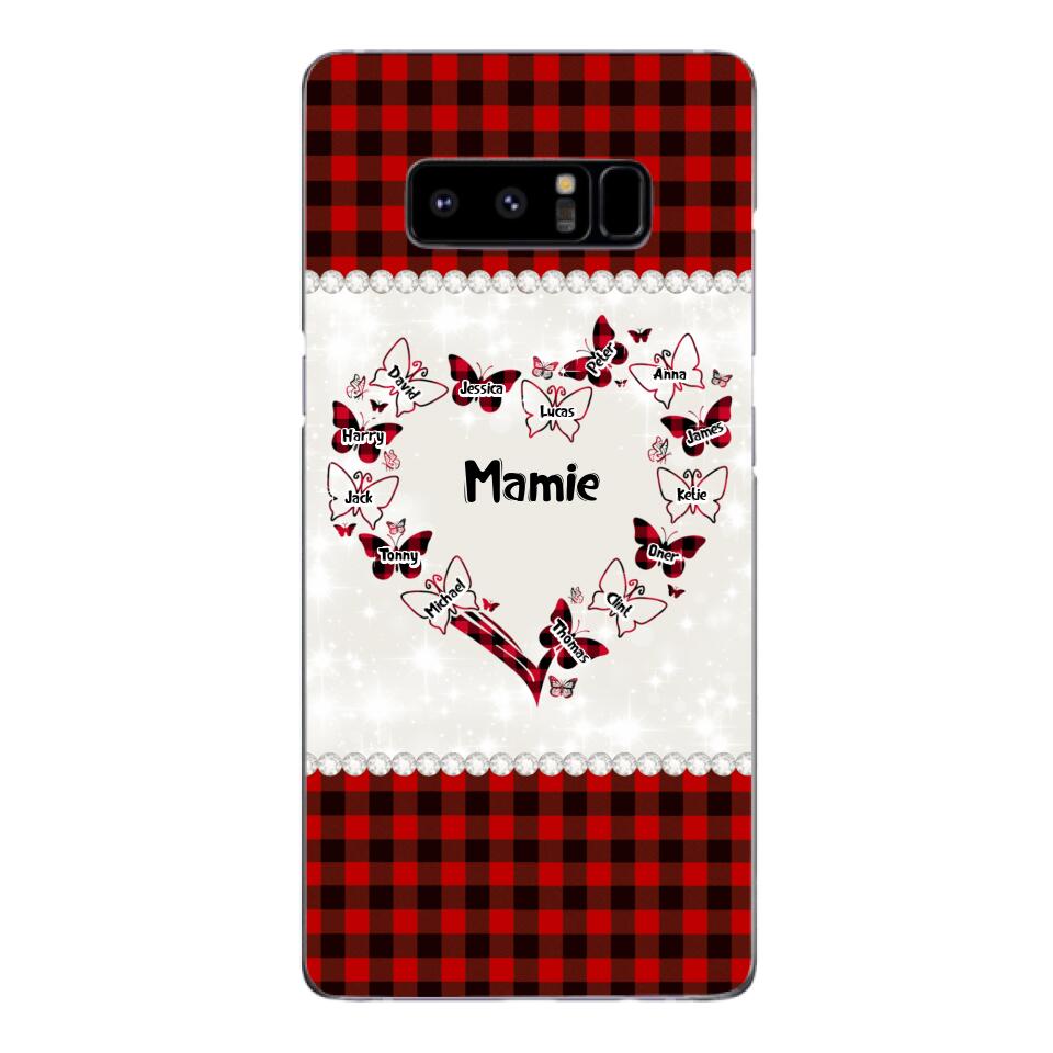 Coque de téléphone Mamie Enfant personnalisée imprimée 22MAY-HC12